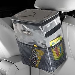 2 gallon portable Trash Can Bin/ Insulated Cooler 2 in 1 For Car and SUV