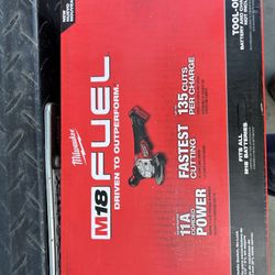 M18 FUEL 18V Lithium-Ion Brushless Cordless 4-1/2 in./5 in. Grinder w/Paddle Switch