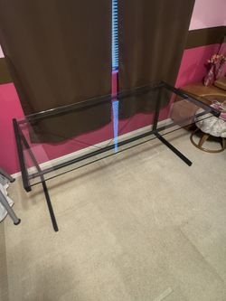 Large Glass Desk For Sale 