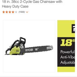 Ryobi gas chain saw pallet $1780