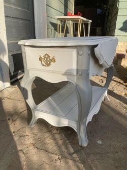 Two! French Provincial Pieces! Dresser and a table