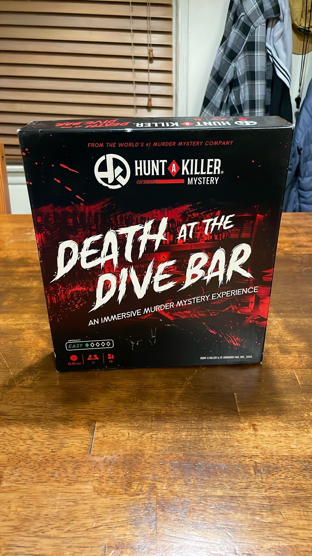 Death At A Dive Bar Murder Mystery Board game Adult Teens School Girl Boy Family Game night