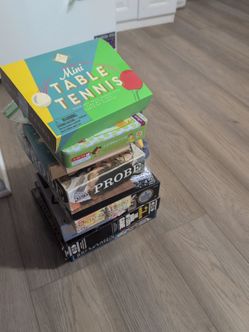 Big Stack of Family Games Vintage! New! Foreign! Multiset