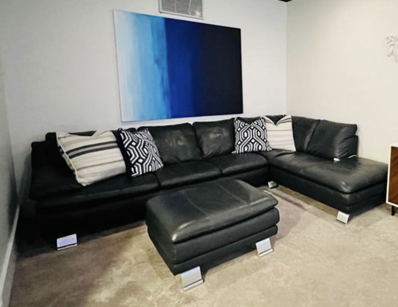 Leather El Dorado Sofa gray for Sale in Pembroke Pines, FL OfferUp