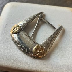 Vintage German Silver Belt Buckle 