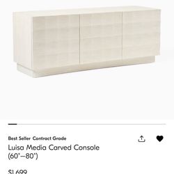 West Elm  Media Console Table 