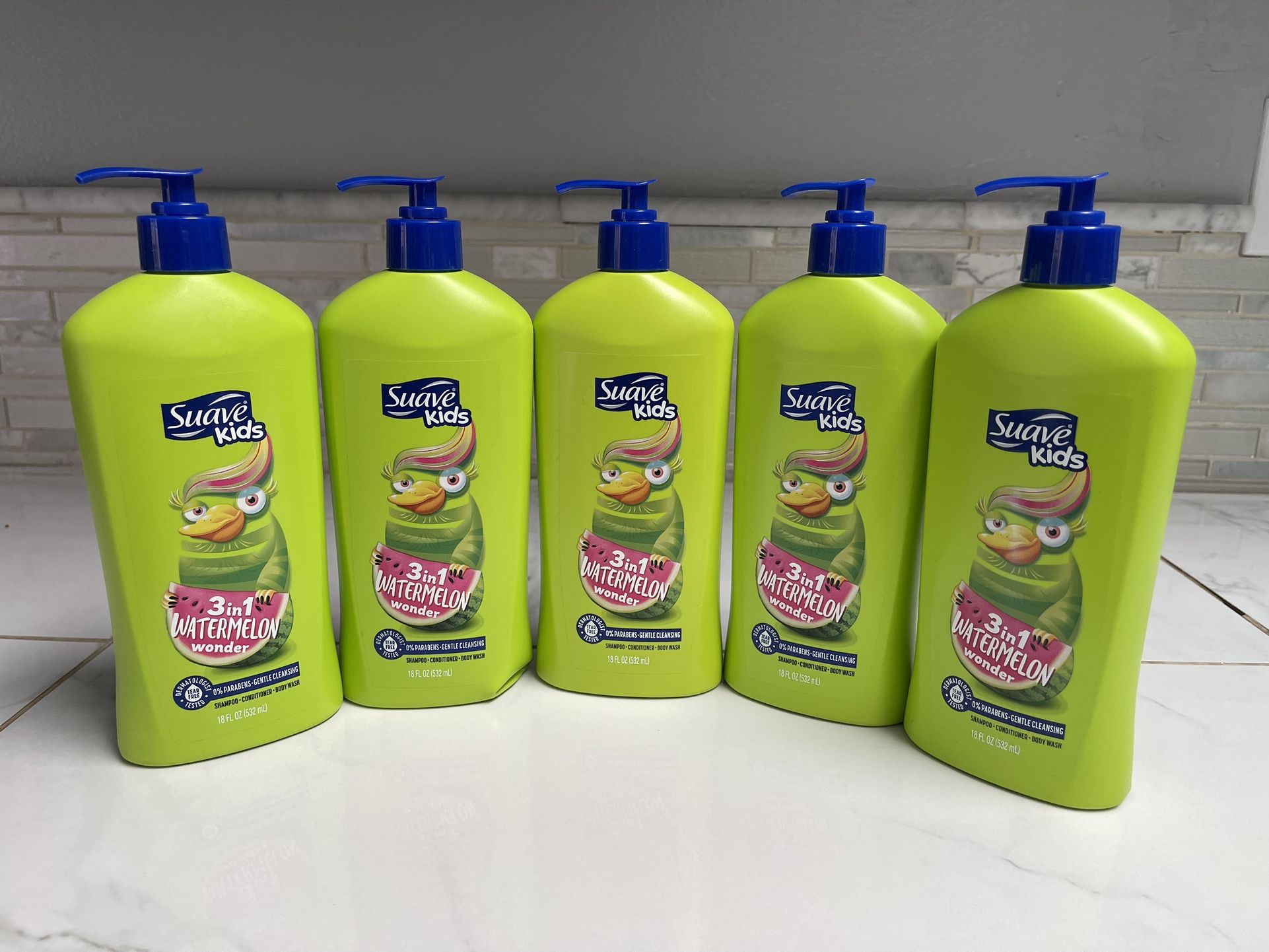 $10 For All Five Suave Kids Body Wash