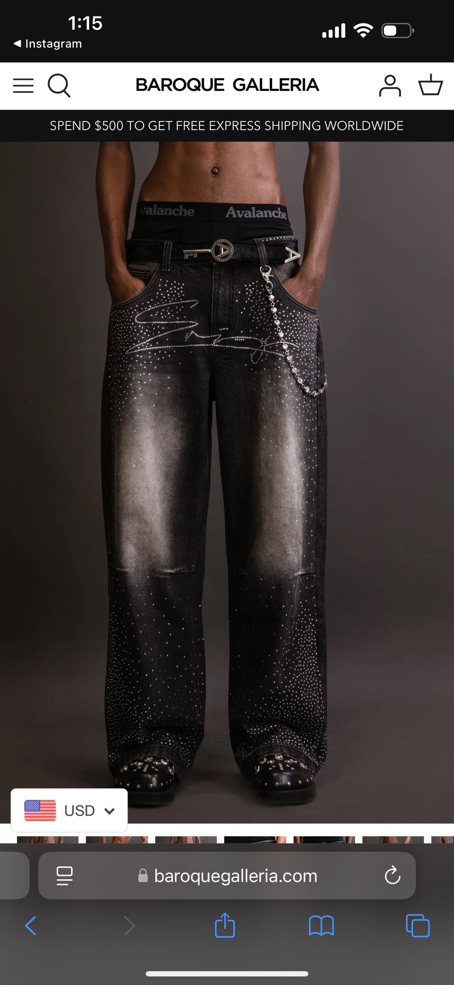 Bedazzled Jeans