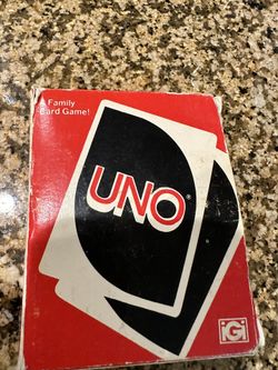 1978 Uno Playing Cards 