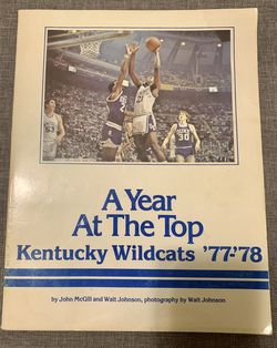 Joe B Hall Autographed Copy “A Year At The Top” Kentucky Wildcats
