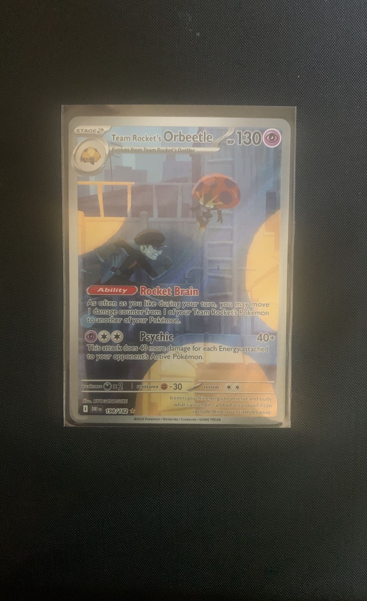 Team Rocket's Orbeetle - 198/182 - SV10: Destined Rivals (DRI) Pokemon Card Single