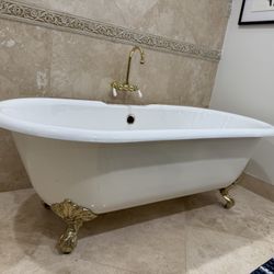 Cast Iron Claw Tub 