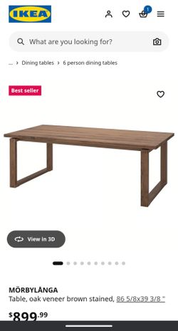 Large Wooden Dining Table