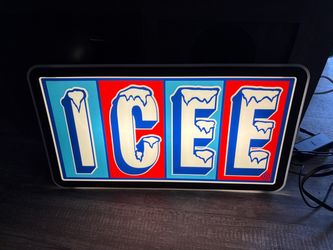 Vintage ICEE light