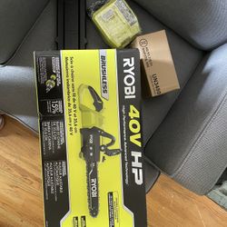 Ryobi Chainsaw Kit with Case Battery & Charger