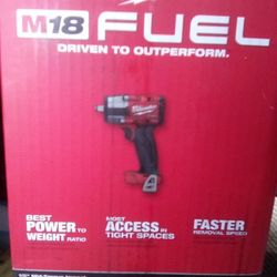 Milwaukee M18 12' Mid Torque Impact Wrench W Friction Ring 
