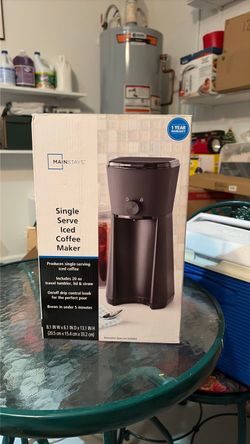 Mainstays Single Serve Iced Coffee Maker