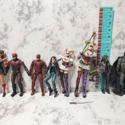 8 Action Figures Marvel/DC