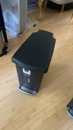A trash can