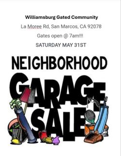 Neighborhood Garage Sale!
