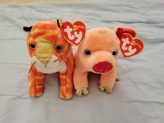Zodiac Beanie Baby TY Tiger Pig