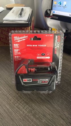 Milwaukee XC 5.0 battery brand new from Ace hardware