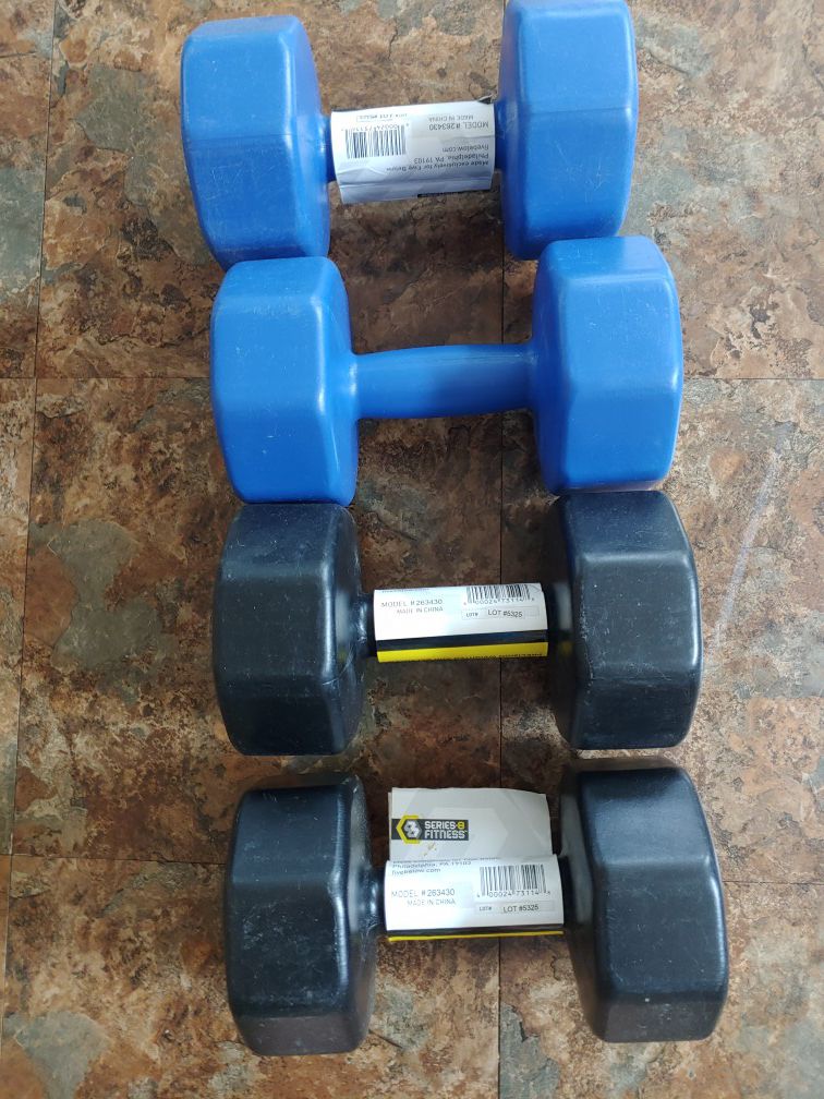 Weights. Set of four.