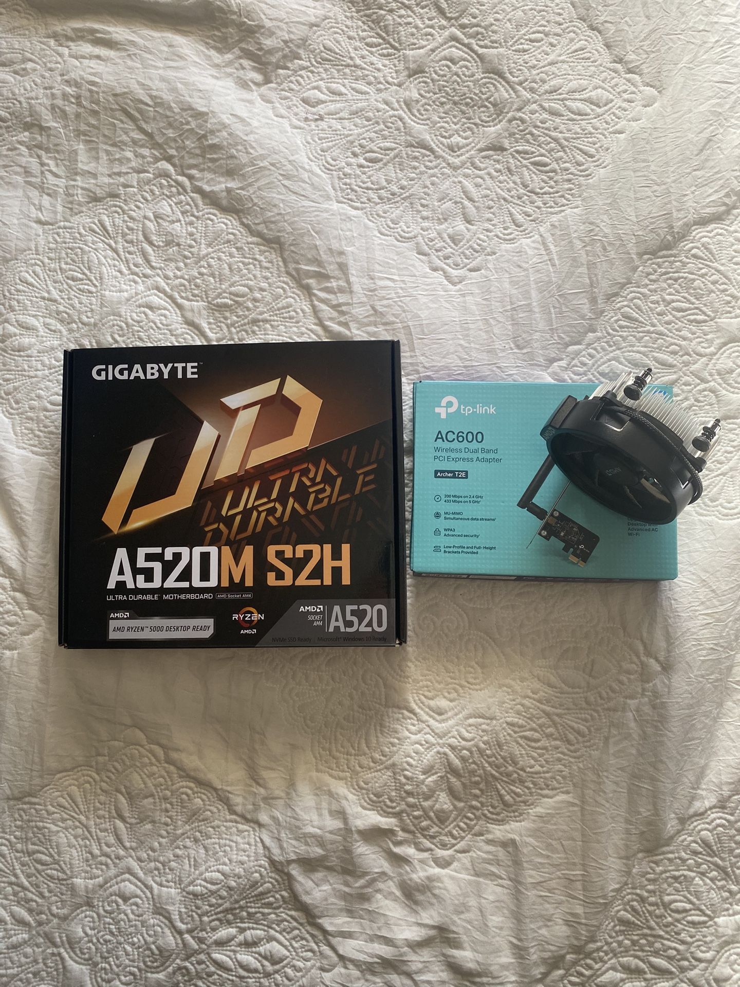 PC bundle (Motherboard AM4, Tp-link Wi-Fi PCIE, AMD Am4 CPU Cooler