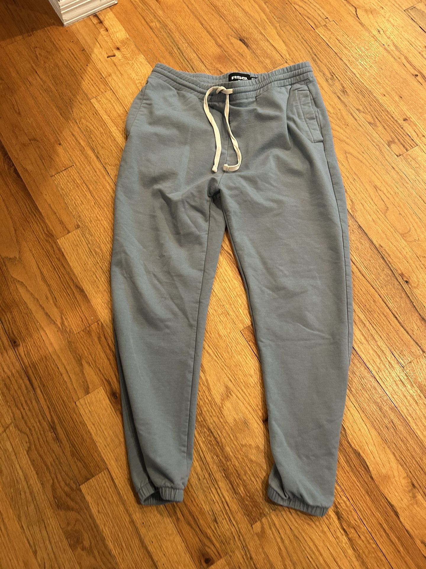 Mens joggers with drawstring waist size medium/32"
