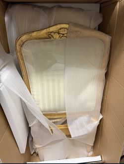 Gold and White Chair (1) Formal Living Room