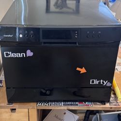 LIKE NEW COMFEE Countertop Dishwasher 6 Place Setting Size