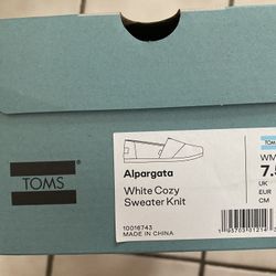 Tom’s Alpargata Shoes 7.5 Ivory 