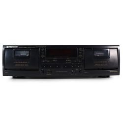 Pioneer CT-W404R Double Auto Reverse Dolby Stereo Cassette Deck Player (1994)