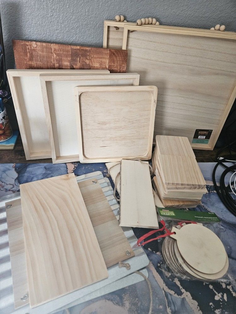 Mixed Unfinished Wood