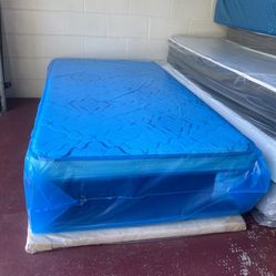 Twin Size Mattress Pillow Top 14” Inches Thick ✨New From Factory Excellent Comfort Also Available: Full, Queen And King Same Day Delivery 🚚 