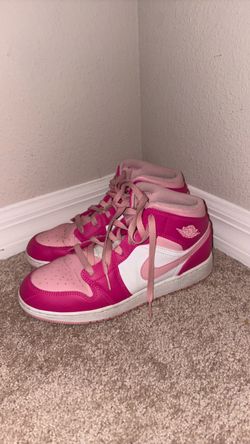 Air Jordan 1 Mid Fierce Pink GS 7Y – Pink/White – FD8780-116