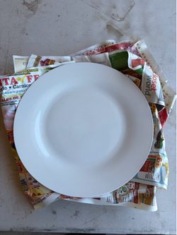 White Dinner Plate