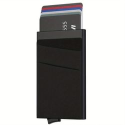 Anti-Theft RFID Pop-up Credit Card Business Wallet