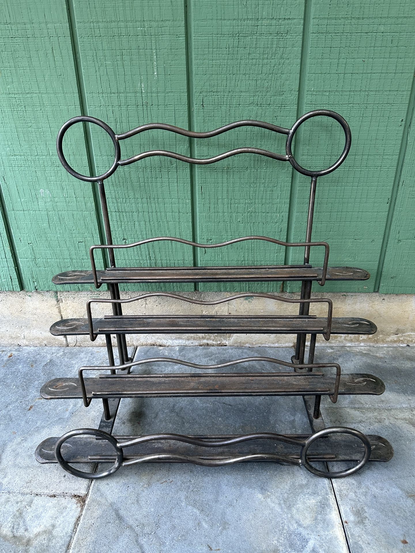 Vintage Iron Rack Four-Tier Stand