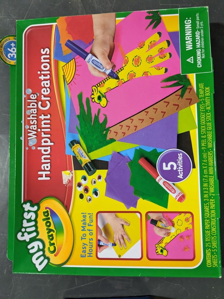 Crayola Handprint Creation Craft