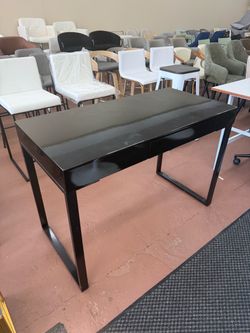 Black Writing Desk with Drawer
