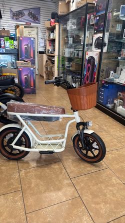 Electric Bike with Front Basket / 15mph / warranty/ payment available