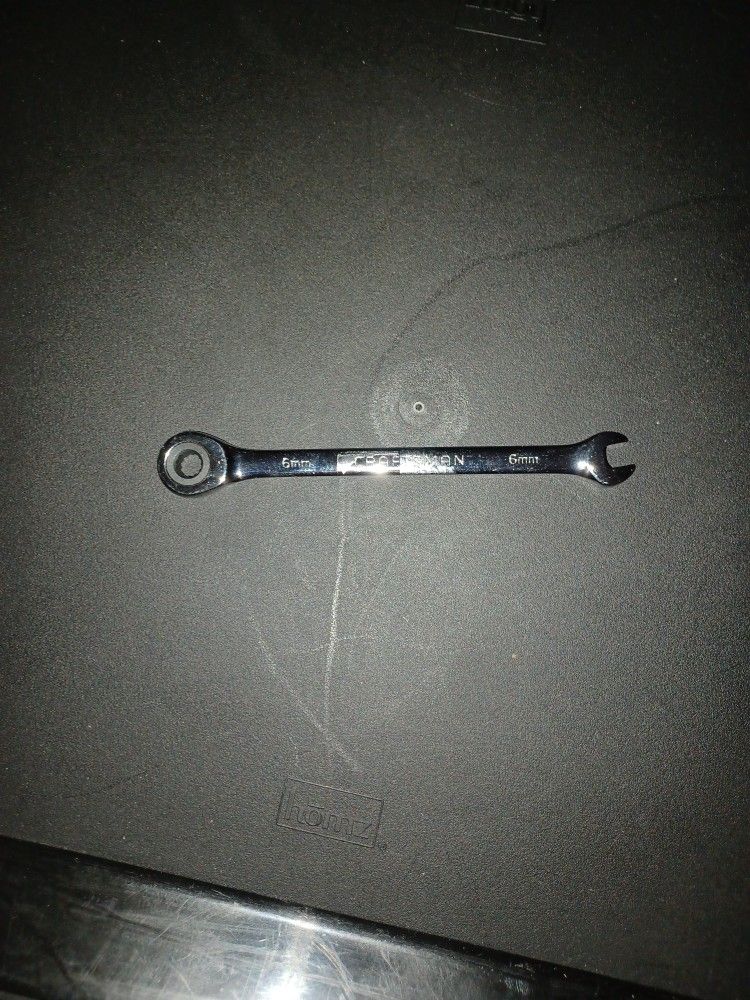 SEARS- CRAFTSMAN RATCHING W/ OPEN END 5 Mm WRENCH