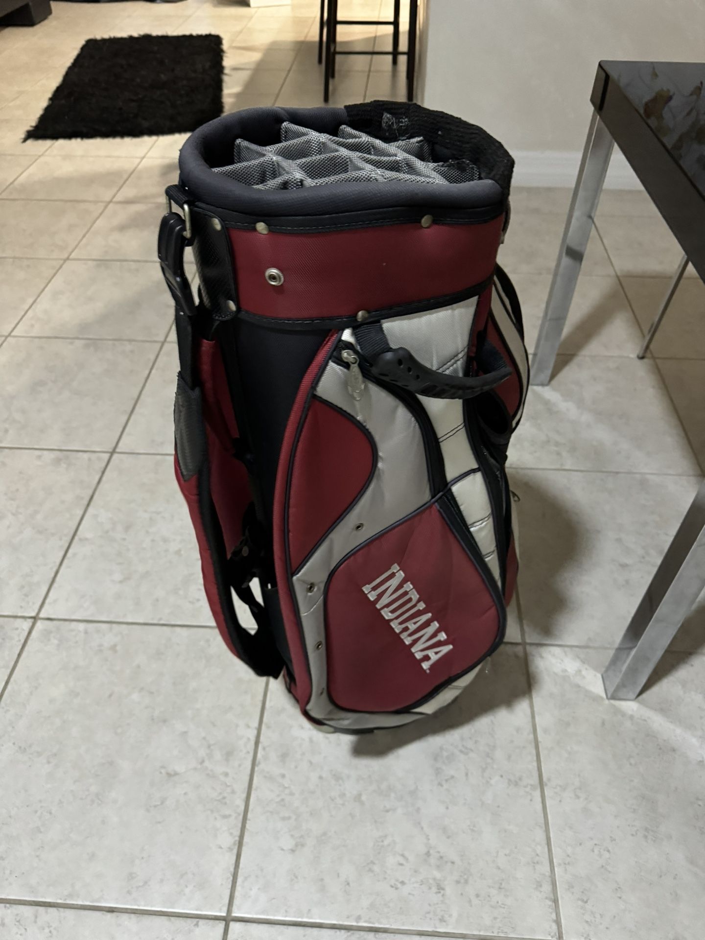 Team sports golf bag Indians  14 way with cooler pocket  