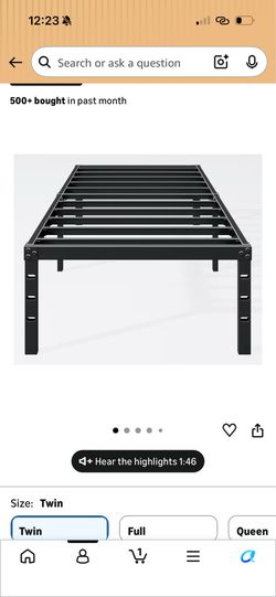 Full Size Metal Bed frame