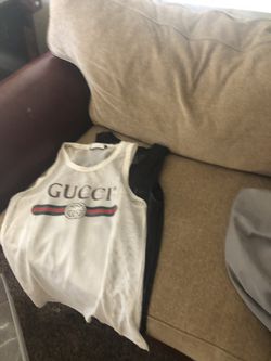 White Gucci shirt girls medium