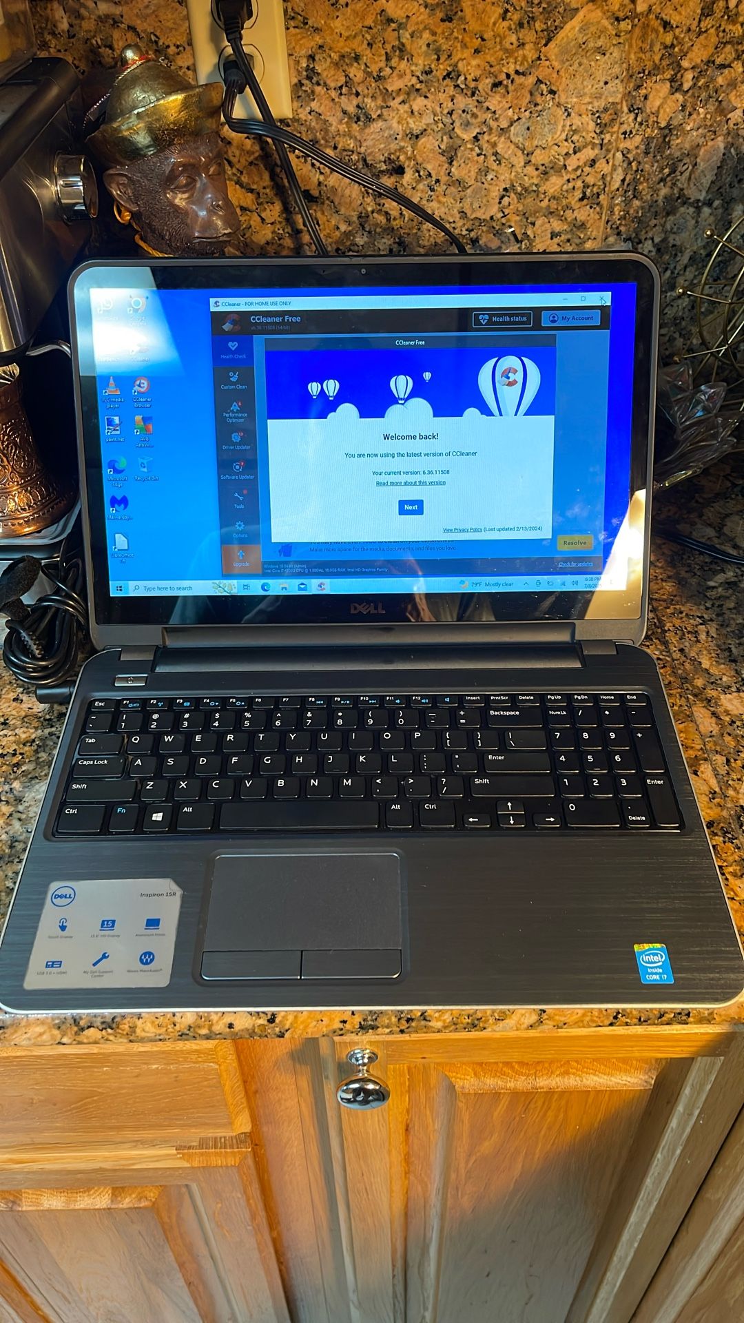For Parts and/or Repair Dell Inspiron 15R ( Slow) $59 OBO
