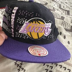 Los Angeles lakers SnapBack hat. Mitchell and ness $20
