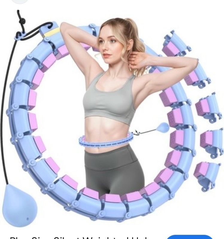 Weighted hula hoop