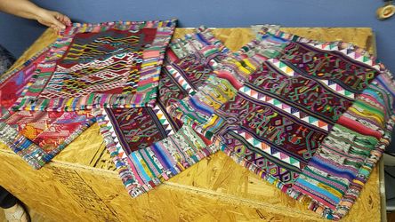 Guatemalan artisan couch cushions set if 4